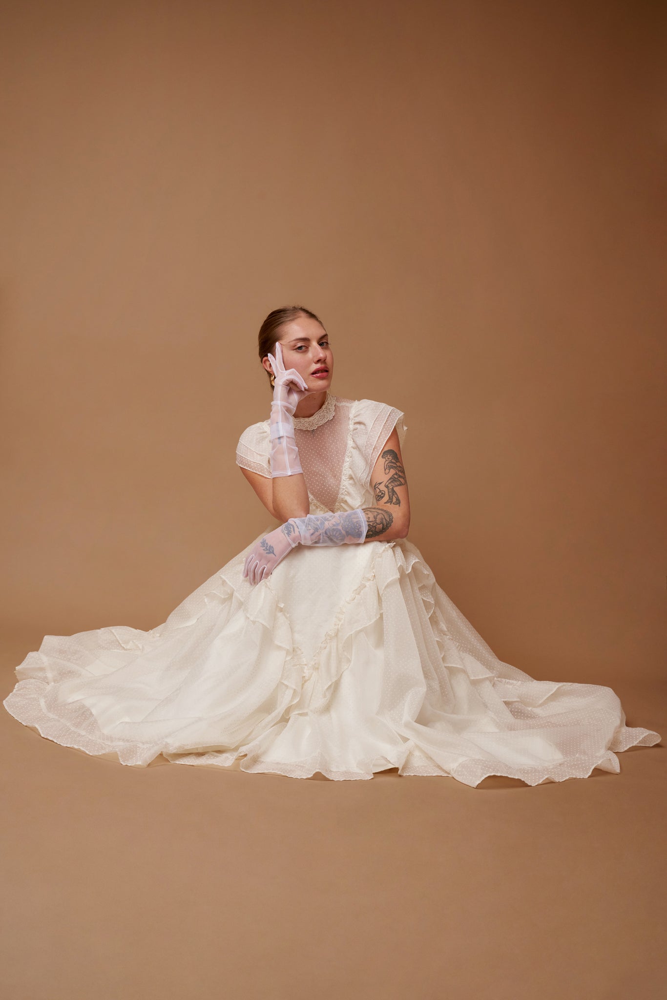 Poppy Ruffle Gown - XS