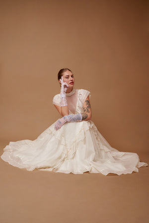 Poppy Ruffle Gown - XS