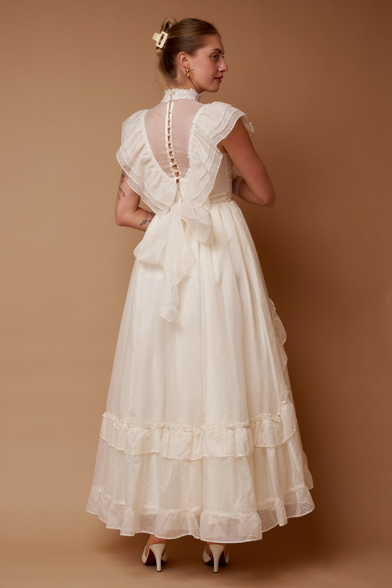 Poppy Ruffle Gown - XS