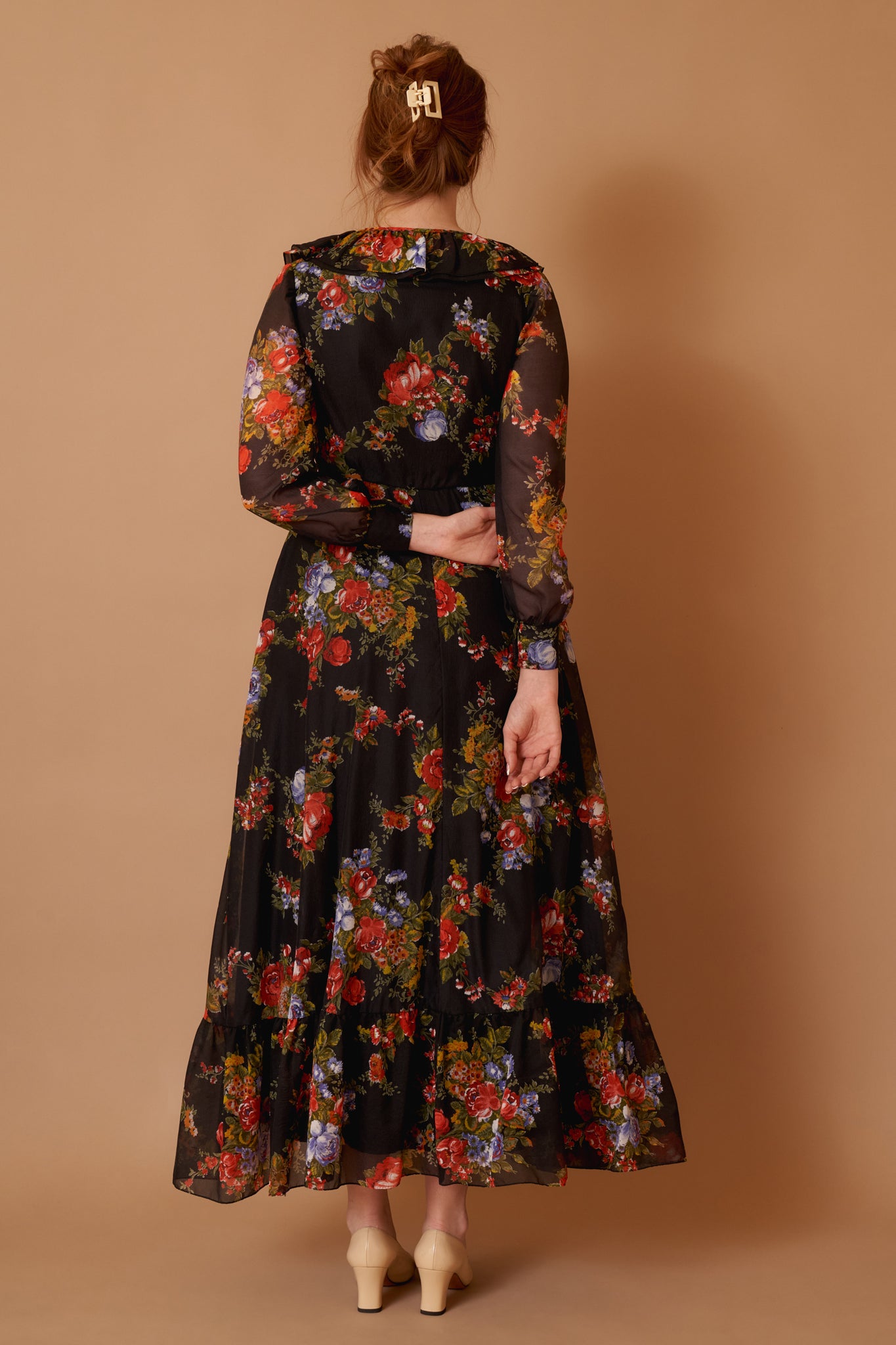Carnation Floral Gown - M