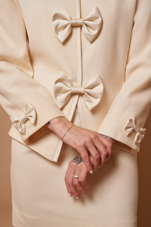 Bow Wool Set - M