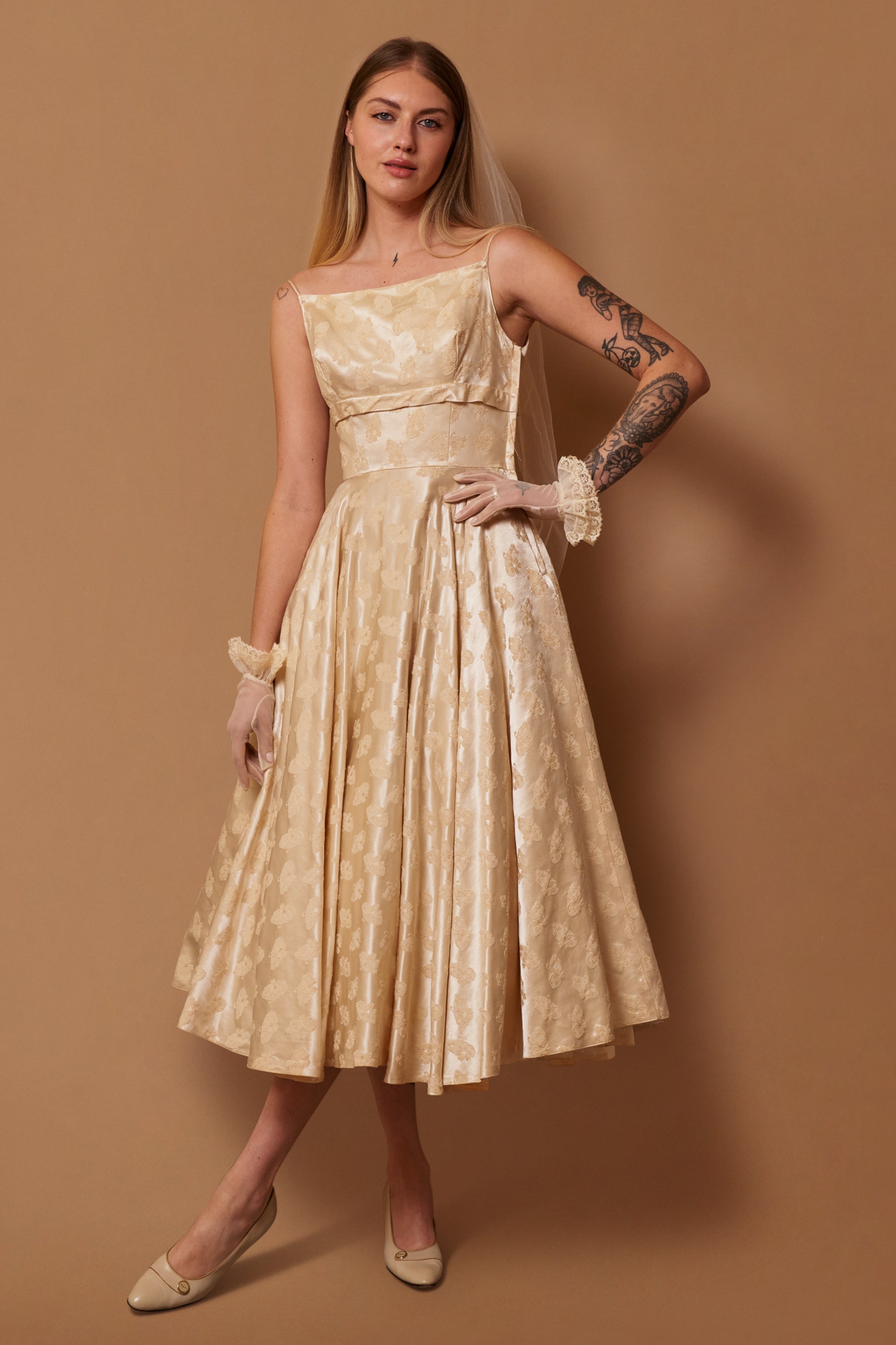 Winona Brocade Gown - S  Transplant Vintage