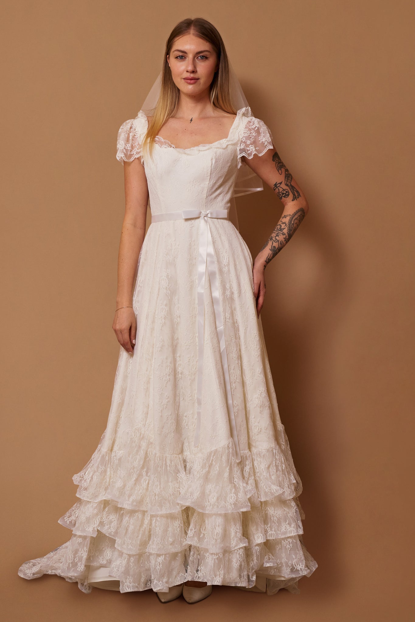 Carmela Lace Gown - S
