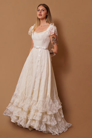Carmela Lace Gown - S