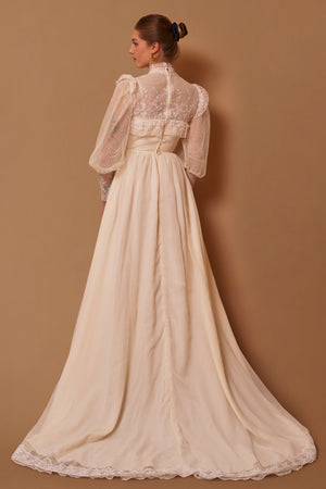 Abbey Lace Gown - S