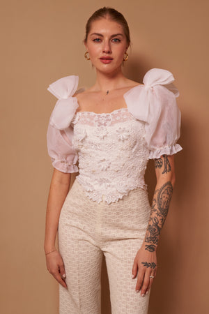 Soleil Appliqué Bustier - S