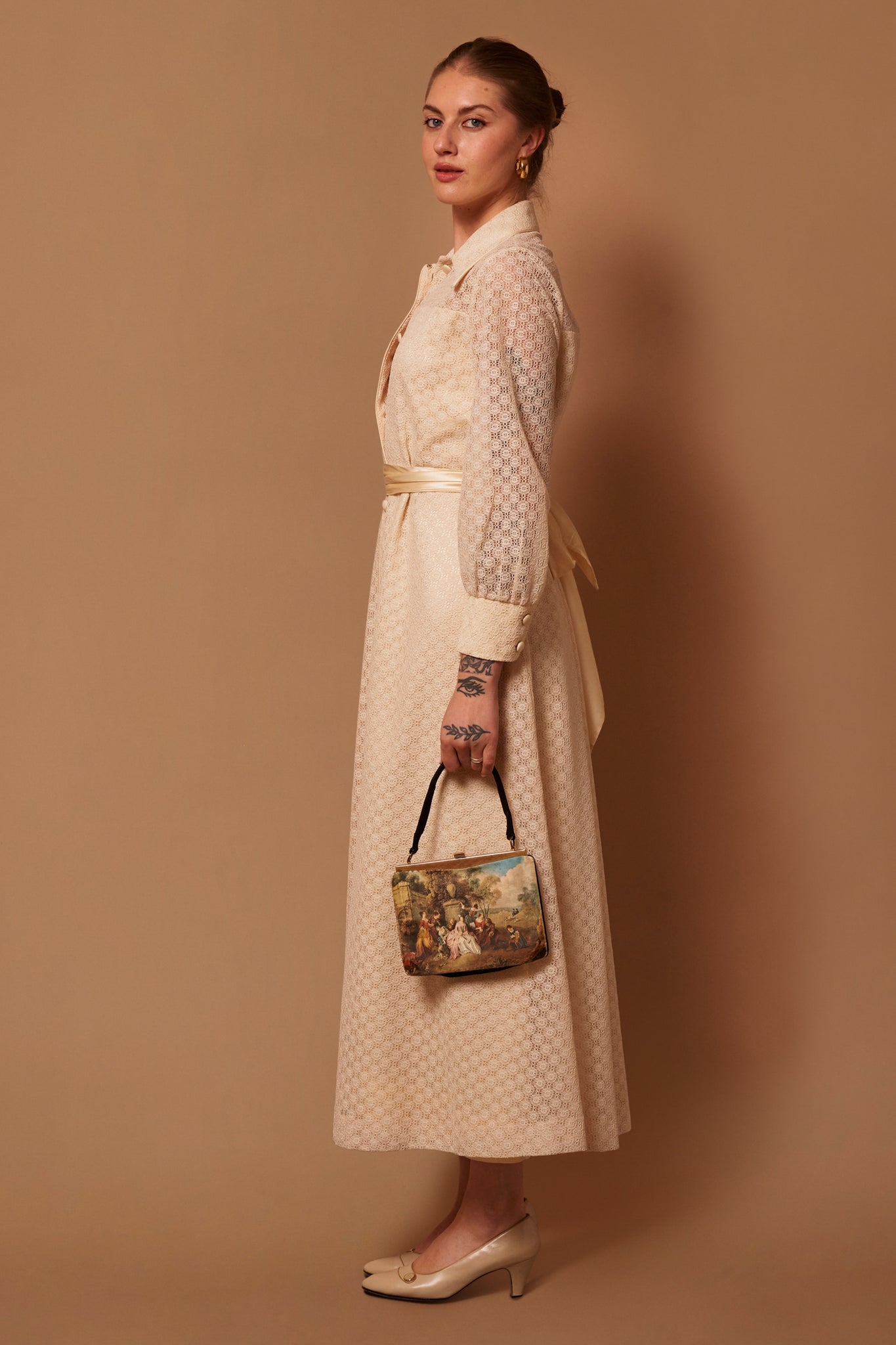 Kimberly Crochet Gown - L