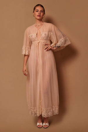 Edith Chiffon Robe - L