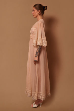 Edith Chiffon Robe - L
