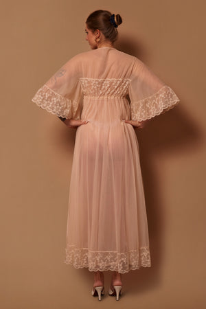 Edith Chiffon Robe - L