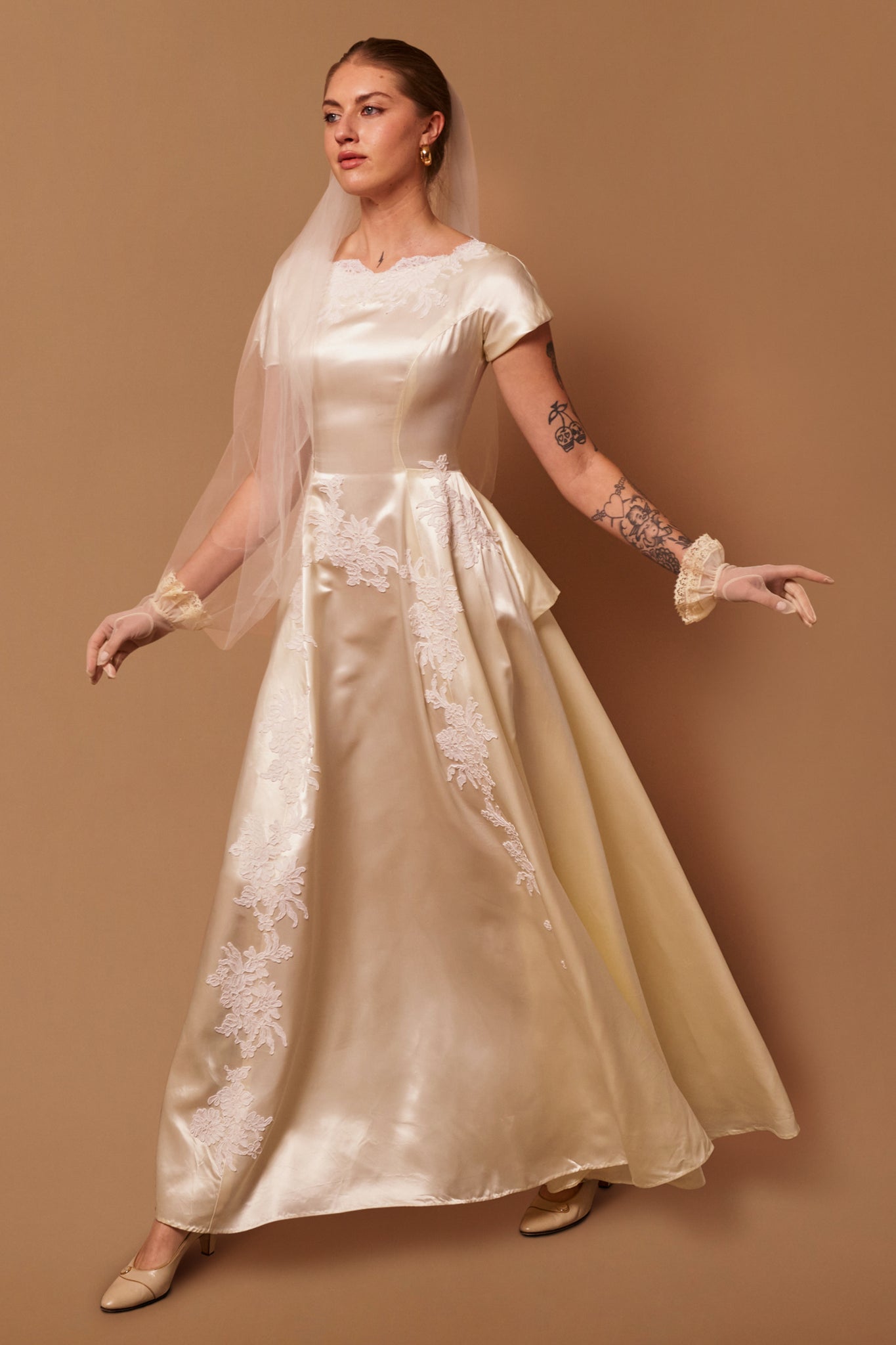 Mabel Satin Gown - XS