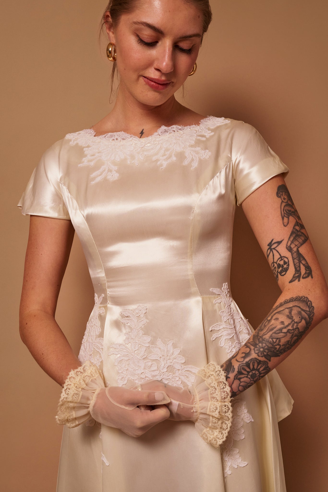 Mabel Satin Gown - XS