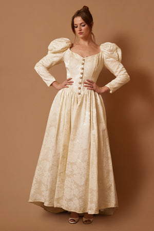 Olivia Brocade Gown - L