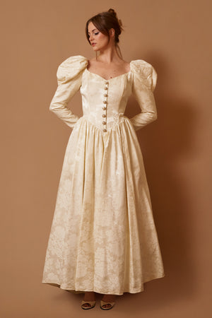 Olivia Brocade Gown - L