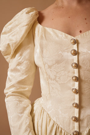 Olivia Brocade Gown - L