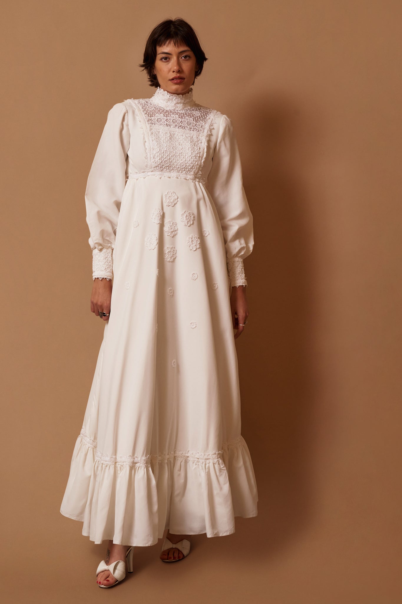 Manon Appliqué Gown - XS