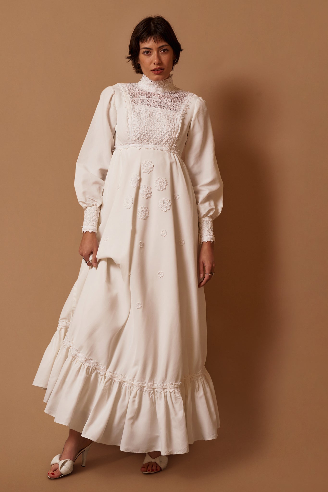 Manon Appliqué Gown - XS