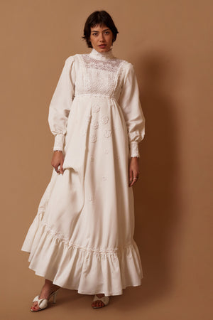 Manon Appliqué Gown - XS
