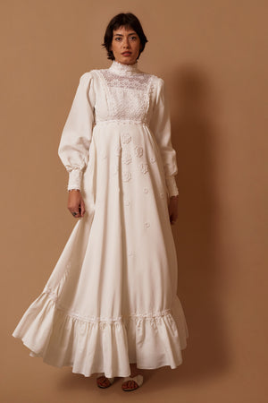Manon Appliqué Gown - XS
