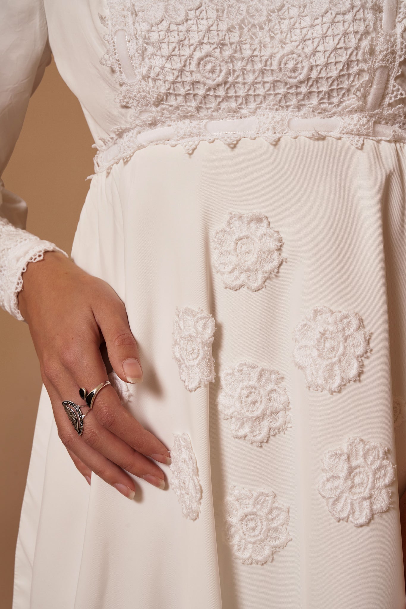 Manon Appliqué Gown - XS