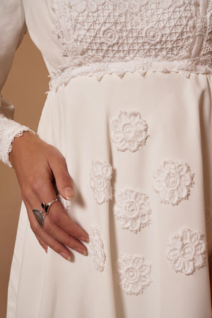 Manon Appliqué Gown - XS