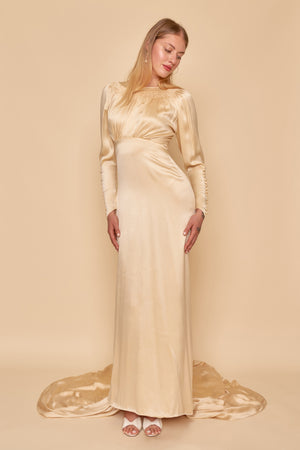 Magda Silk Gown - S