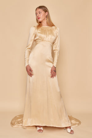 Magda Silk Gown - S