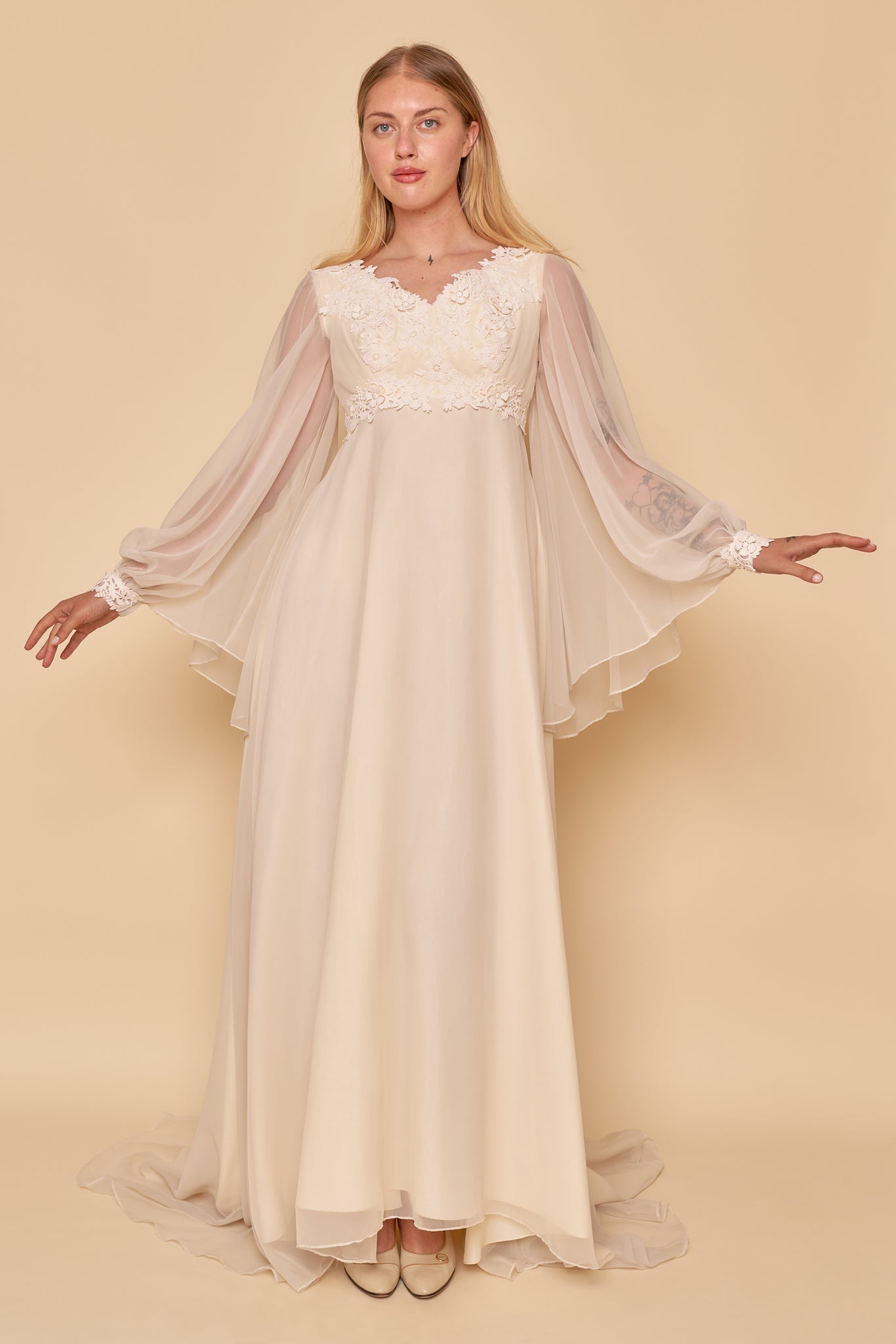 Elora Chiffon Gown - M