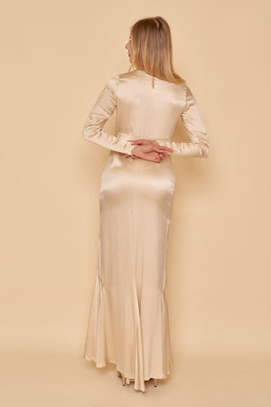 Dahlia Silk Gown - S