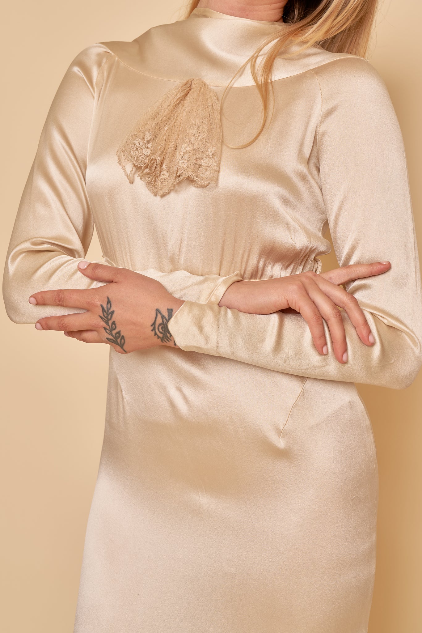 Dahlia Silk Gown - S