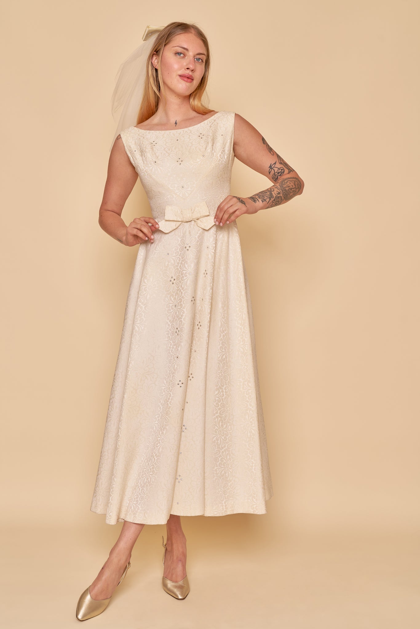 Gwen Brocade Gown - M