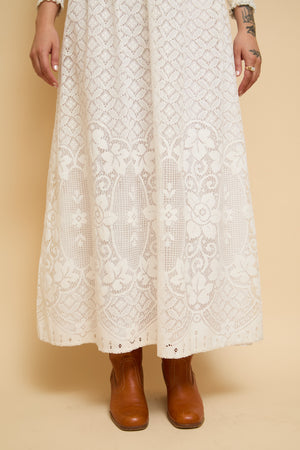 Jennifer Crochet Gown - S