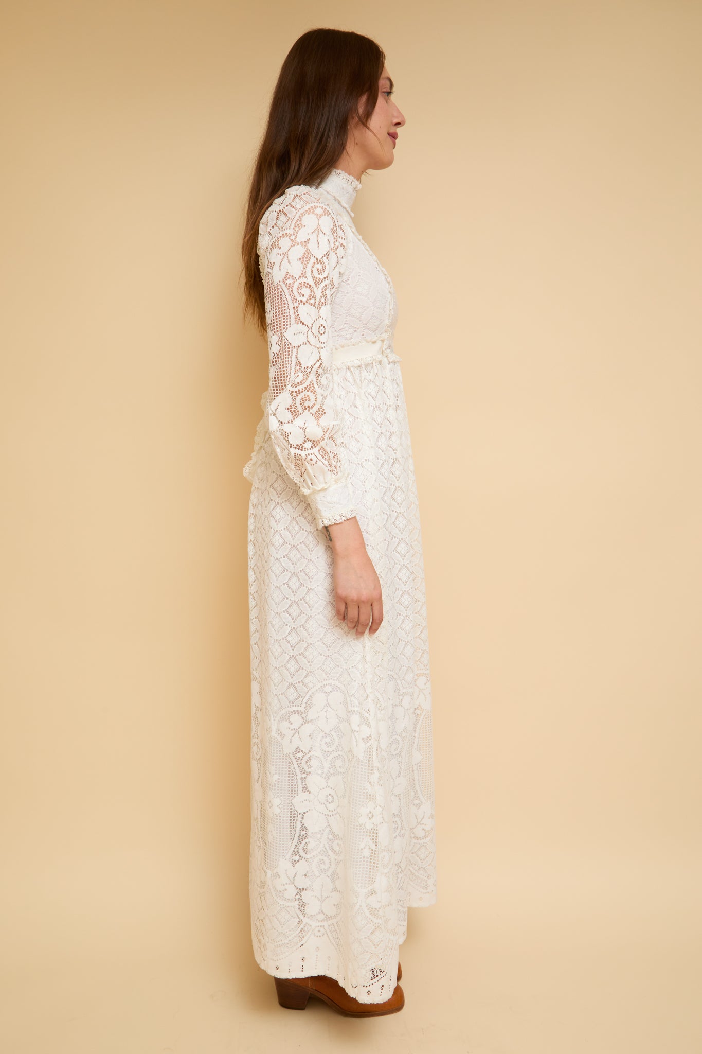 Jennifer Crochet Gown - S