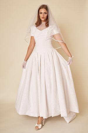 christian dior vintage wedding dress Heartfelt Vintage: Bride 1990s Christian Dior Silk and