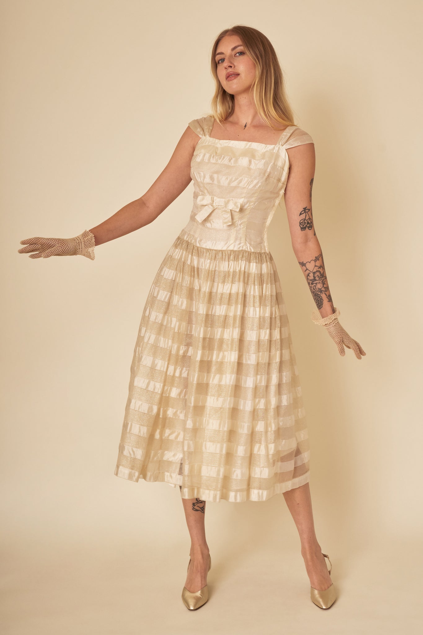 Janice Metallic Gown - S