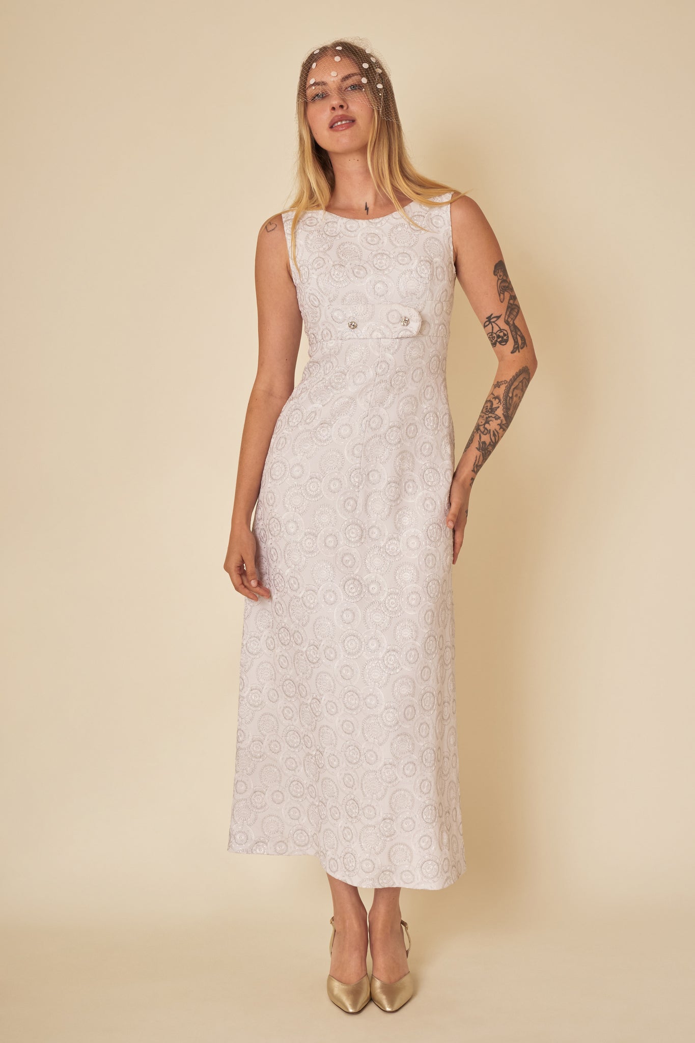 Nancy Metallic Gown - M