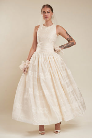 Carolina Embroidered Gown - S