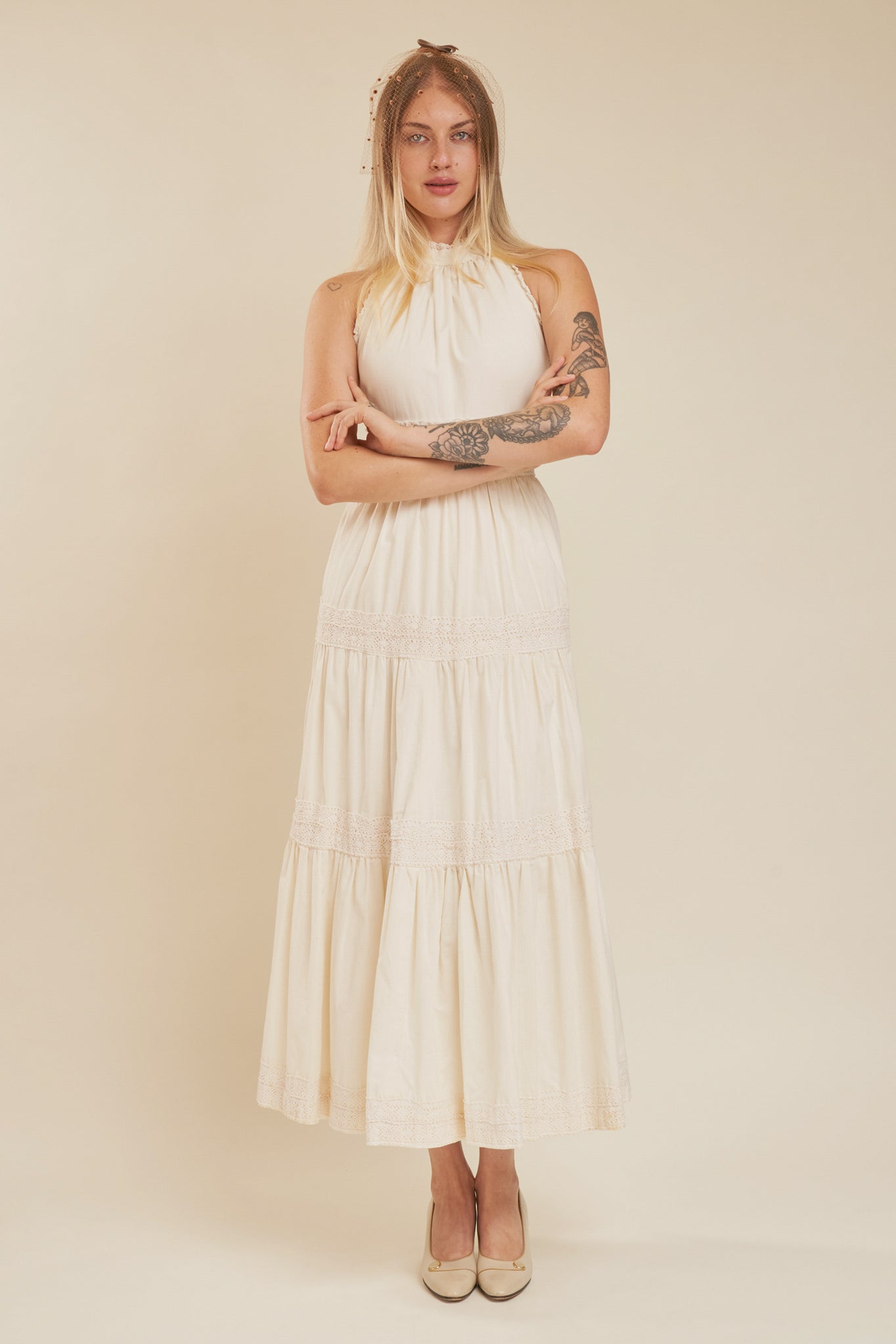 Gloria Crochet Gown - XS