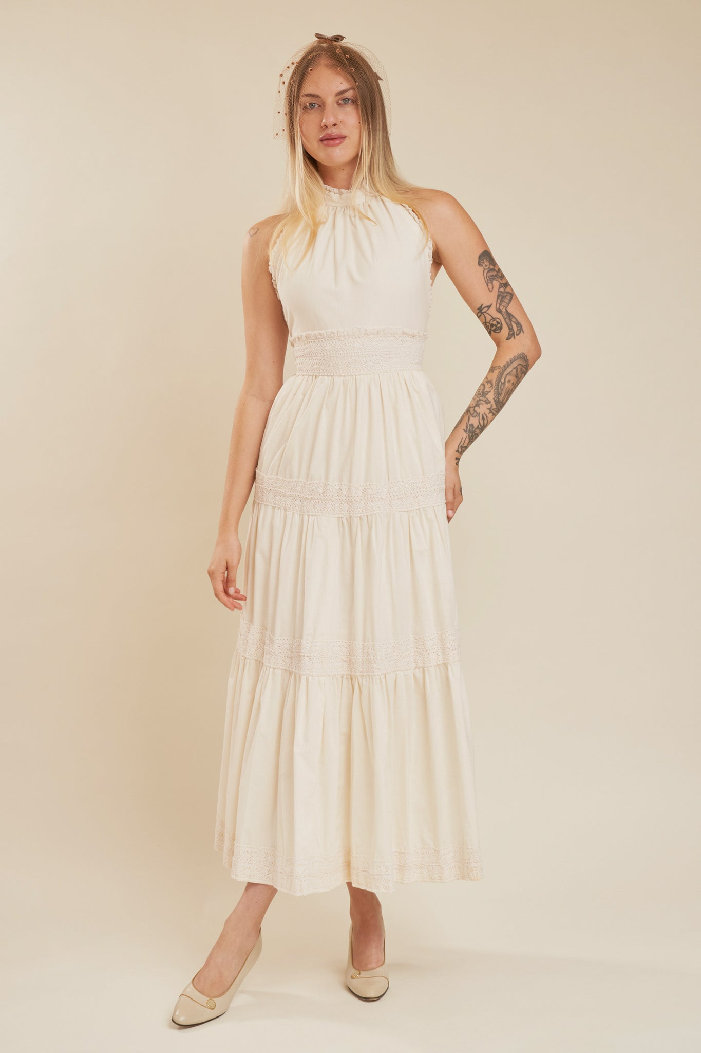 Gloria Crochet Gown - XS