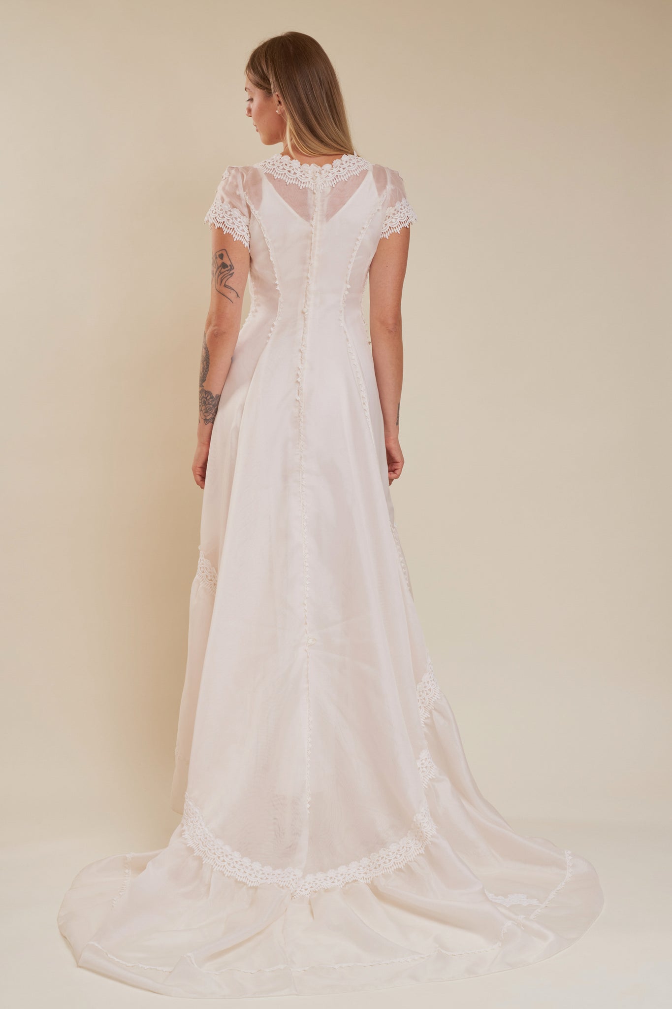 Florence Appliqué Gown - S