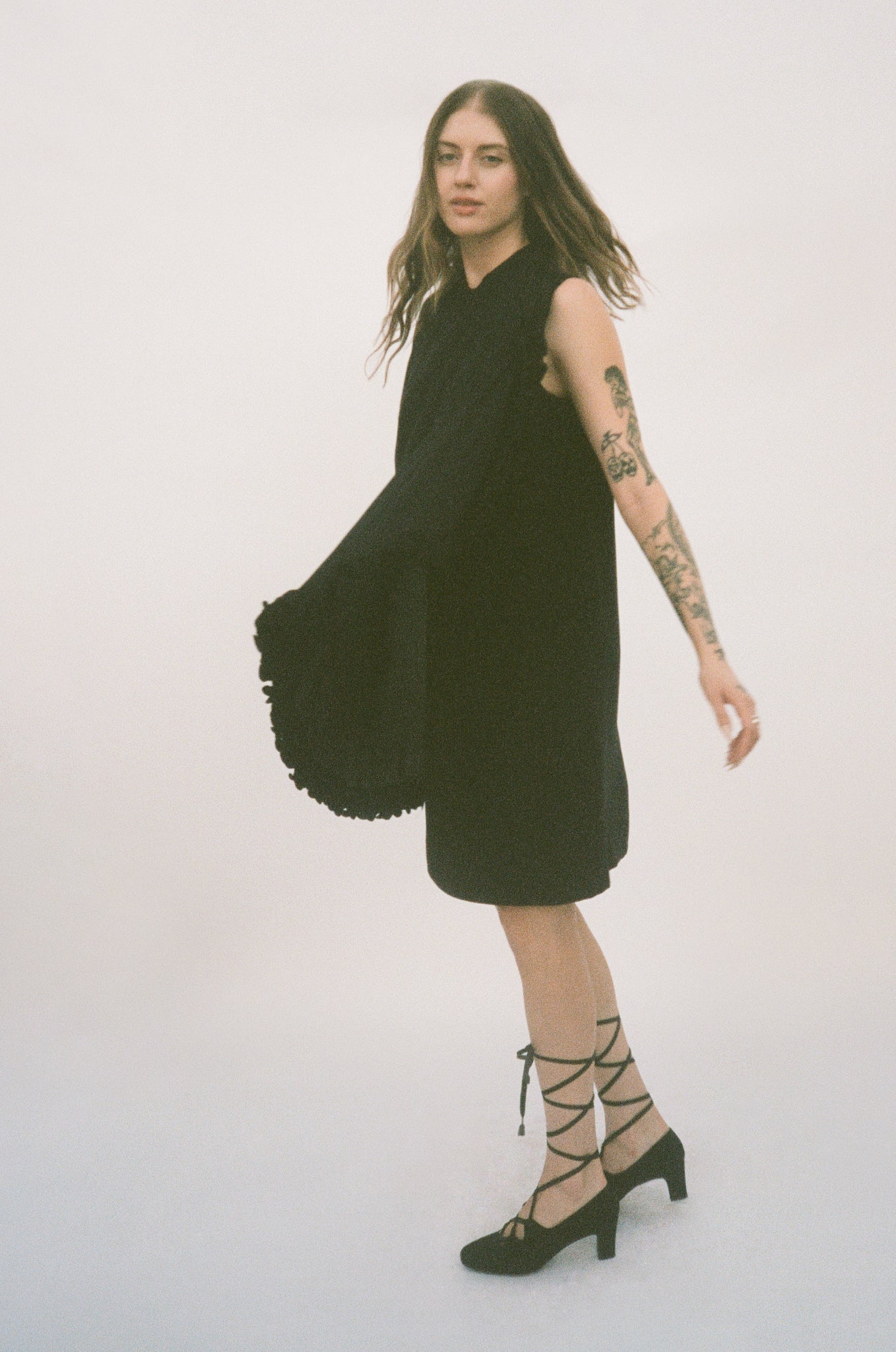 Claudia Scalloped Gown