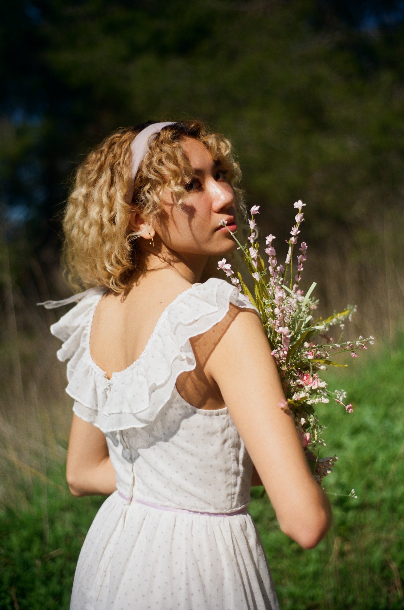 Lilac Ruffle Gown