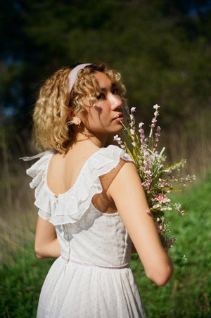 Lilac Ruffle Gown