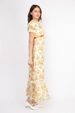 Peach Rose Gown