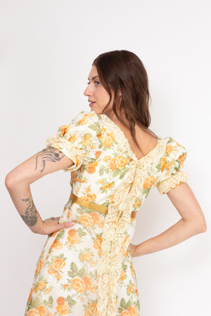 Peach Rose Gown