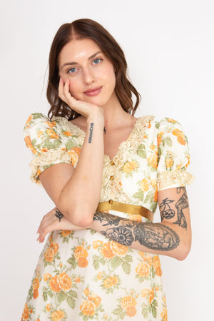 Peach Rose Gown - Main Image