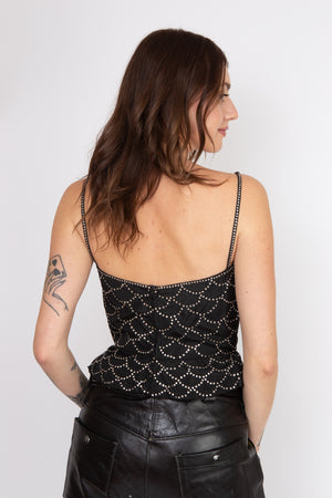 Trixie Rhinestone Crop