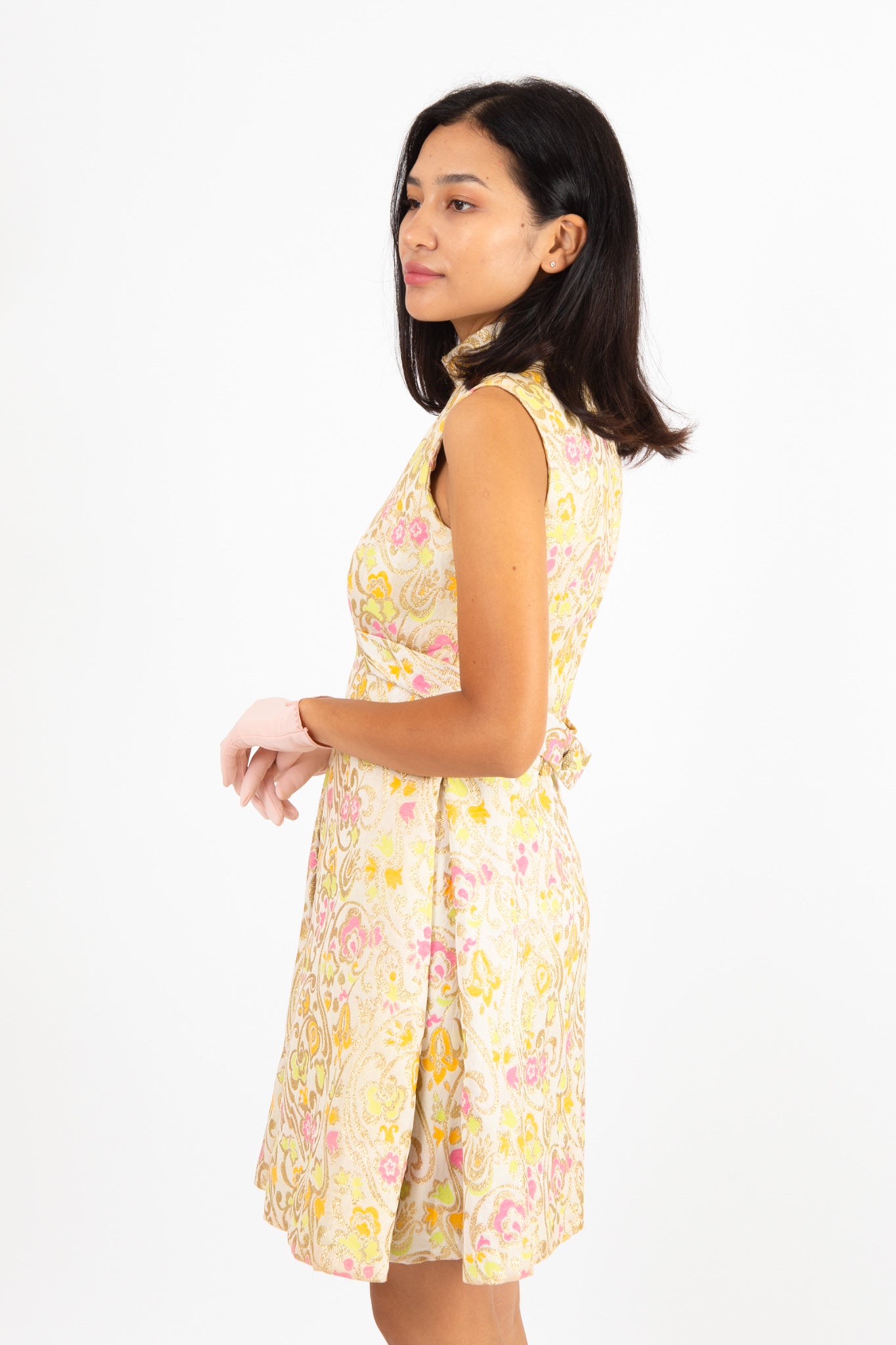 Floral Lamé Mini