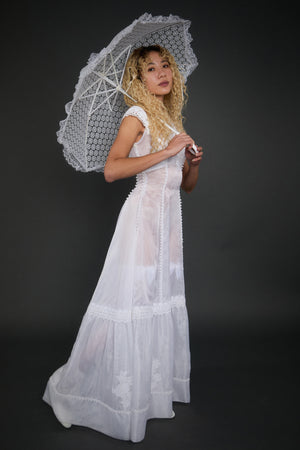 Florence Appliqué Gown - XS