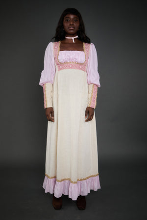 Clementine Linen Gown - M/L